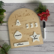 Load image into Gallery viewer, Dear Santa Board