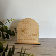 Load image into Gallery viewer, I Could Not Wish For A Better Mum, Dad, Grandma, Grandpa etc. Fingerprint Plaque