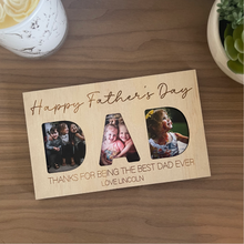 Load image into Gallery viewer, Father’s Day Photo Frame Stand