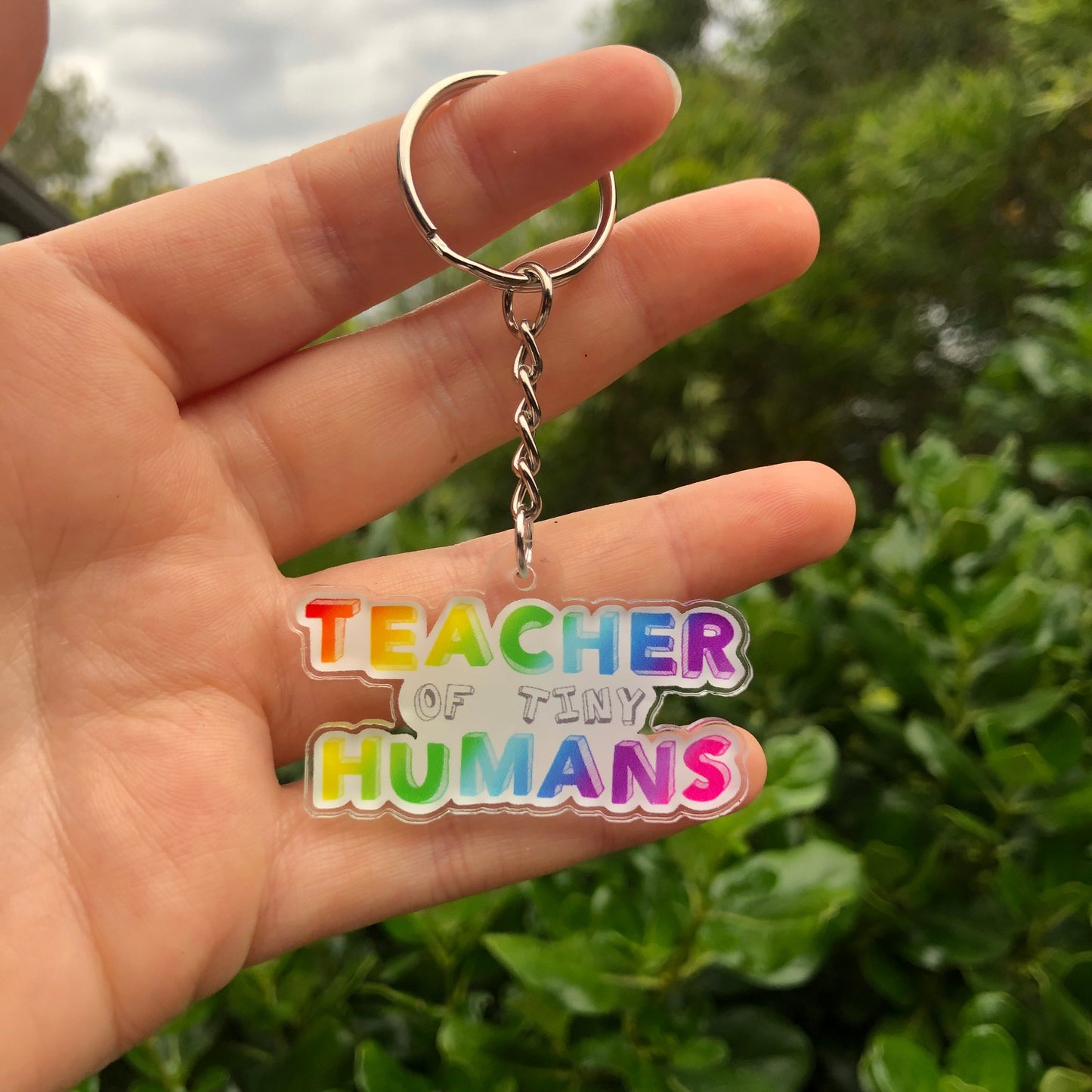 Teacher of Tiny Humans Keychain