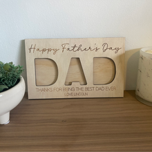 Load image into Gallery viewer, Father’s Day Photo Frame Stand