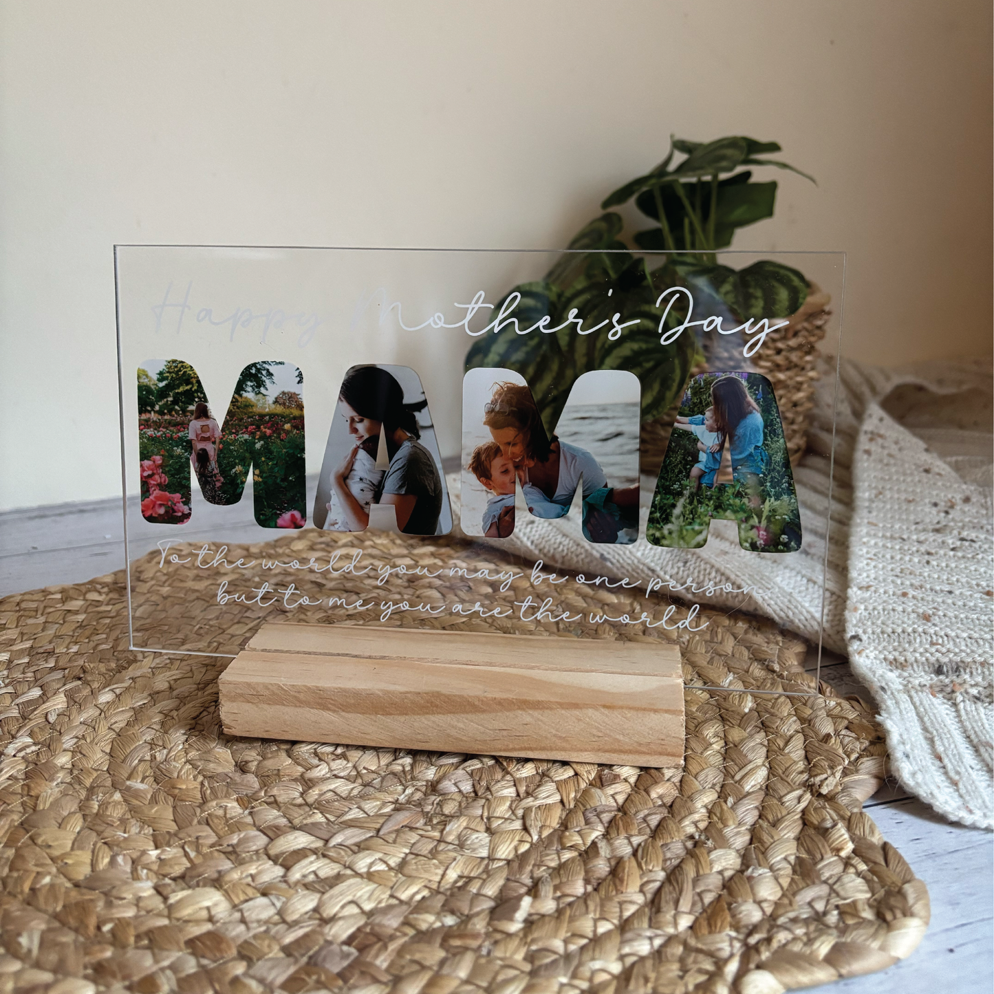 Custom MAMA Photo Collage Frame