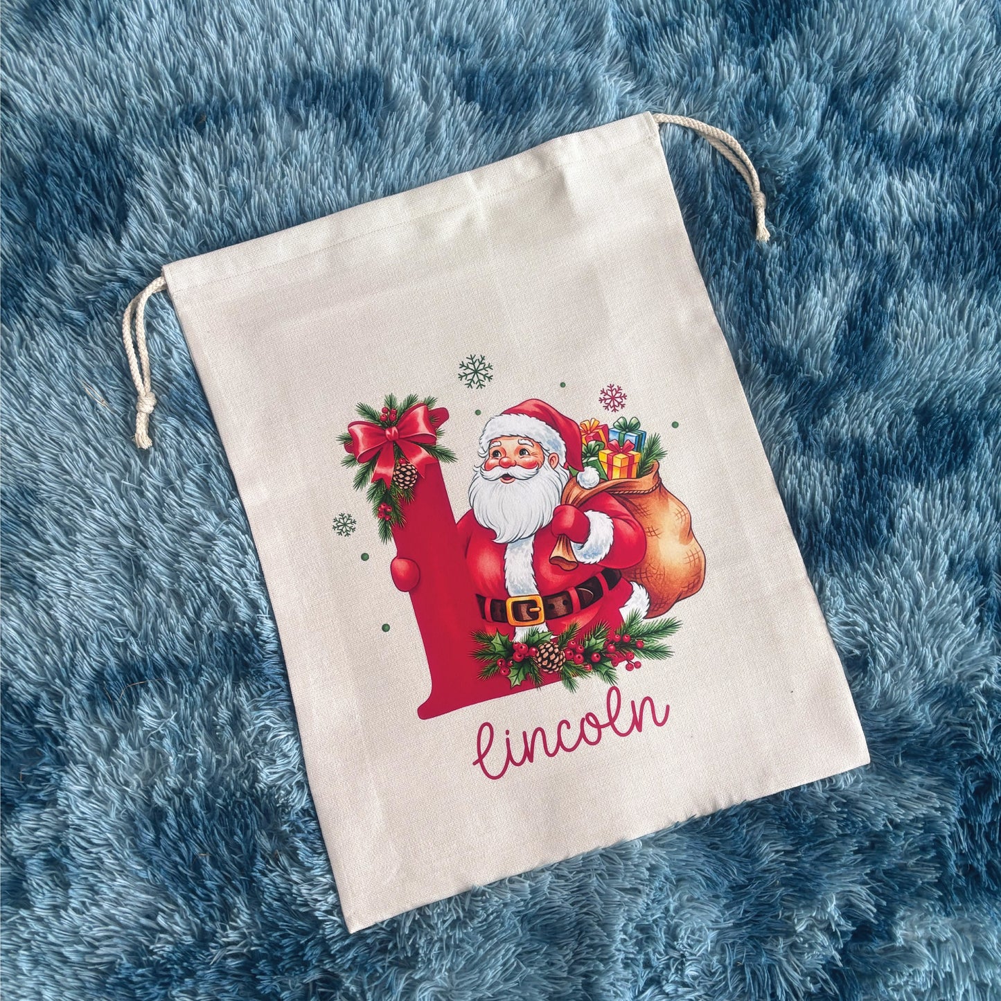Personalised Christmas Santa Sacks - 50x70cm