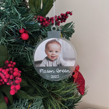 Load image into Gallery viewer, Custom Photo Ornament