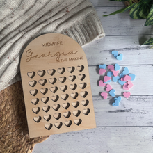 Load image into Gallery viewer, Personalised Midwife in the Making Milestone Tracker