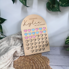 Load image into Gallery viewer, Personalised Midwife in the Making Milestone Tracker