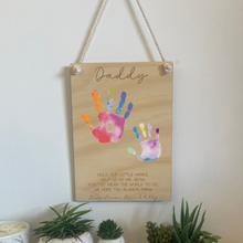 Load image into Gallery viewer, Kids Handprint Plaque
