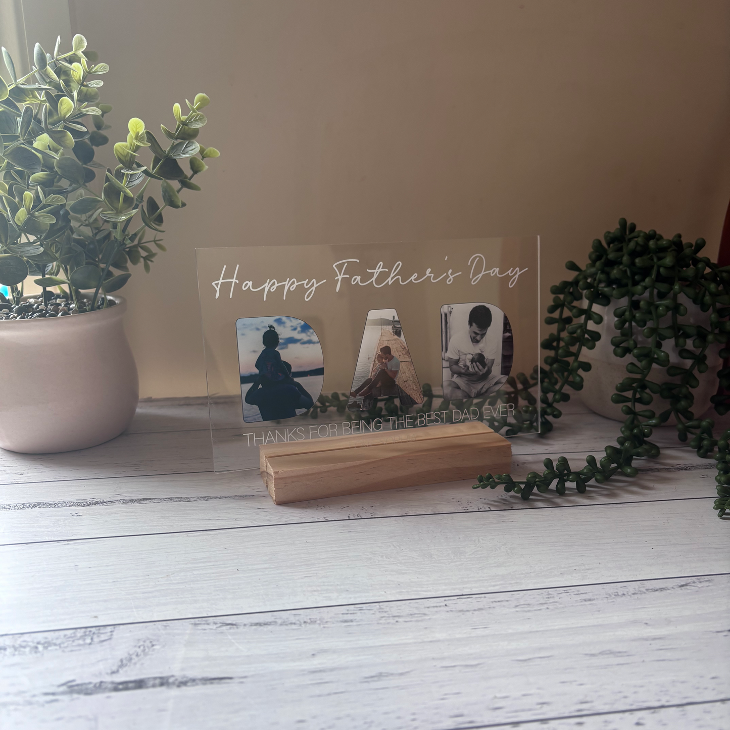 Custom DAD Photo Collage Frame