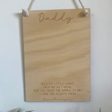 Load image into Gallery viewer, Kids Handprint Plaque