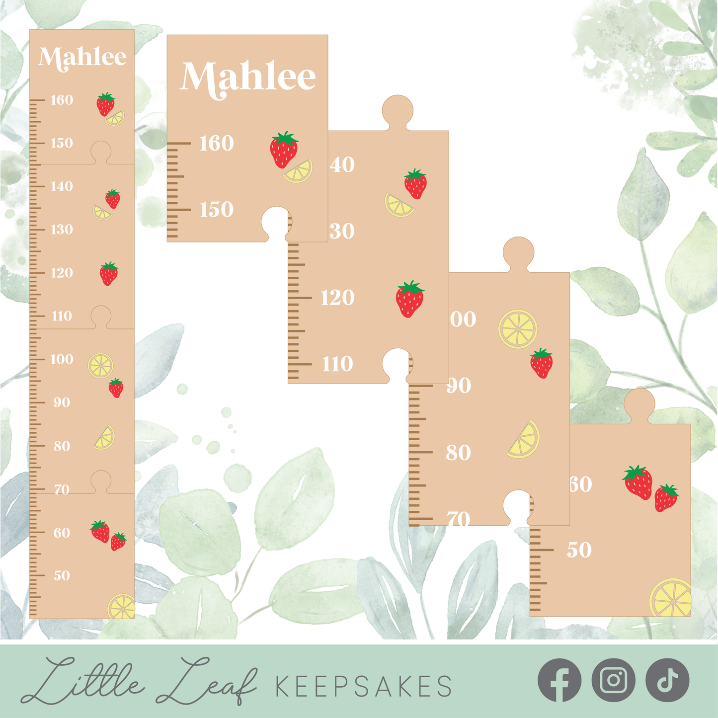 Strawberry Lemon Growth Chart