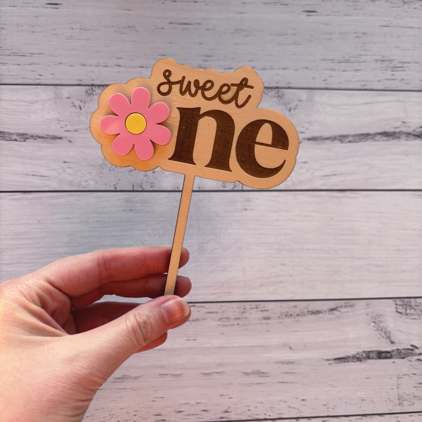 Sweet One or Wild One Cake Topper