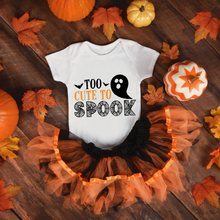 Load image into Gallery viewer, Too Cute To Spook Halloween Bodysuit