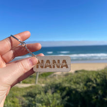 Load image into Gallery viewer, Wooden Mother's Day Keychain for Mum's, Nana's, Grandma's etc.