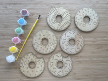 Load image into Gallery viewer, DIY Wooden Painted Donuts