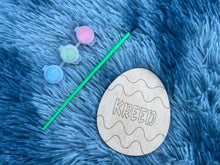 Load image into Gallery viewer, DIY Kids Personalised Wooden Easter Egg Painting Set