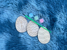Load image into Gallery viewer, DIY Kids Wooden Easter Egg Painting Set