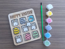 Load image into Gallery viewer, DIY Painted Easter Tic Tac Toe