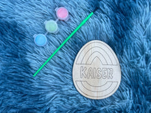 Load image into Gallery viewer, DIY Kids Personalised Wooden Easter Egg Painting Set