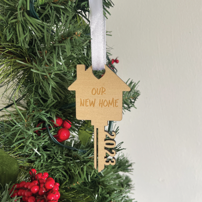 First Christmas in Our New Home Key Ornaments