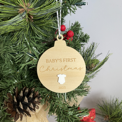 Personalised Baby’s First Christmas Ornament