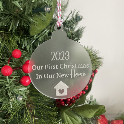 First Christmas In Our Home Christmas Ornament