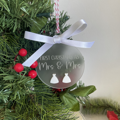 First Christmas Married Christmas Ornaments