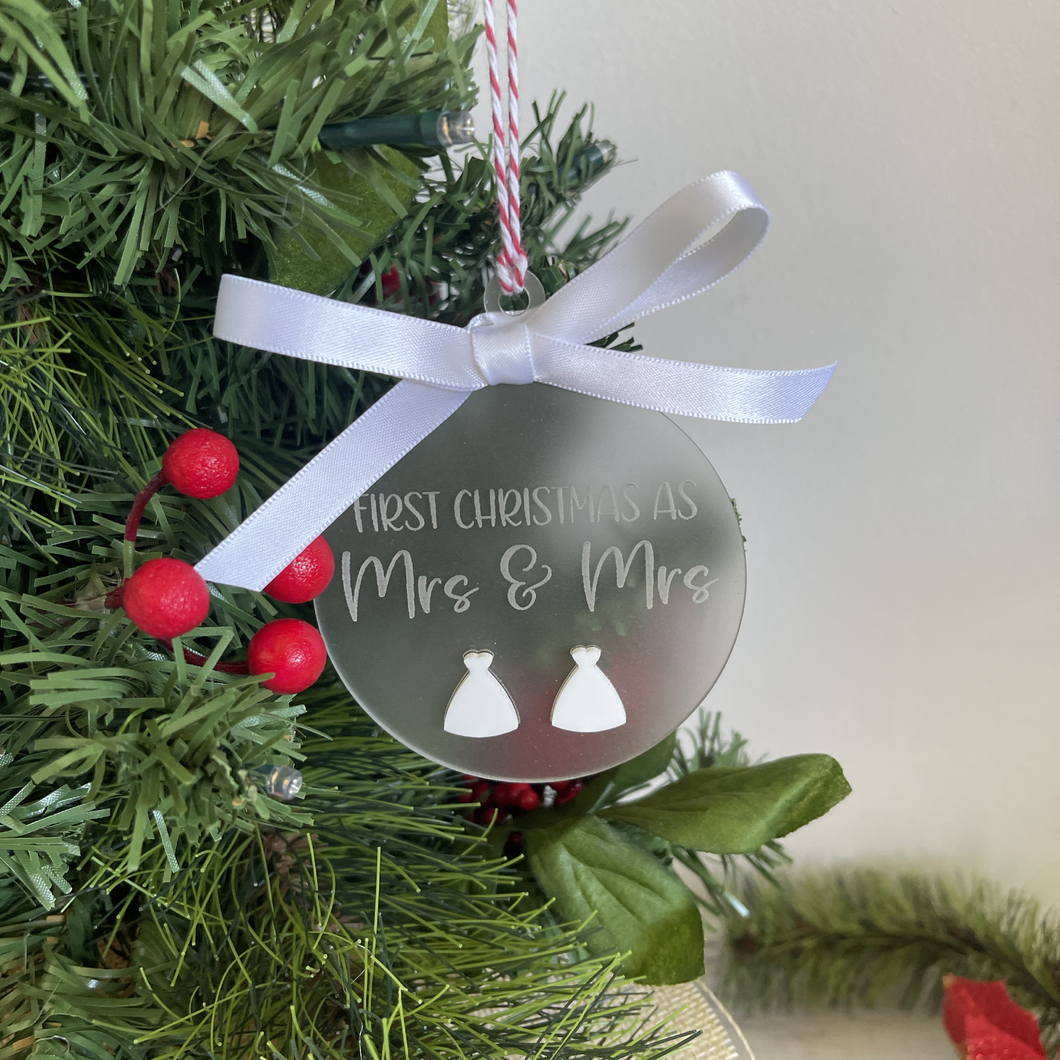 First Christmas Married Christmas Ornaments