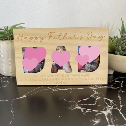 Father’s Day Photo Frame Stand