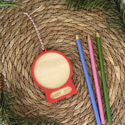 Children’s Hand Drawn Christmas Ornament