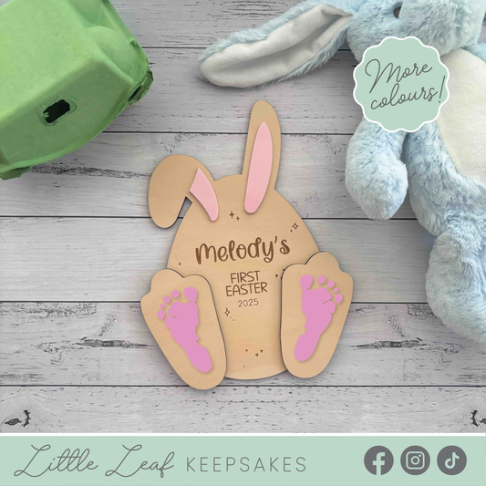 Personalised My First Easter Footprint Keepsake