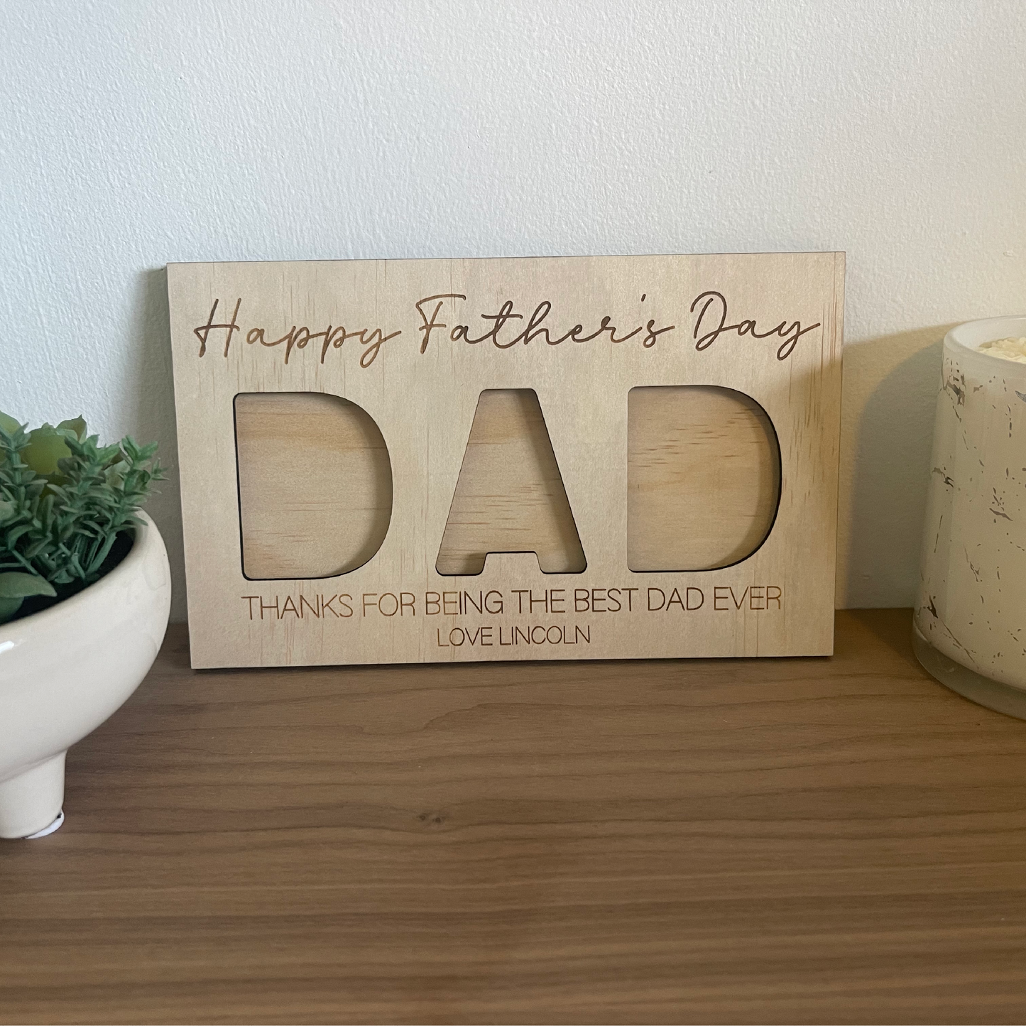 Father’s Day Photo Frame Stand