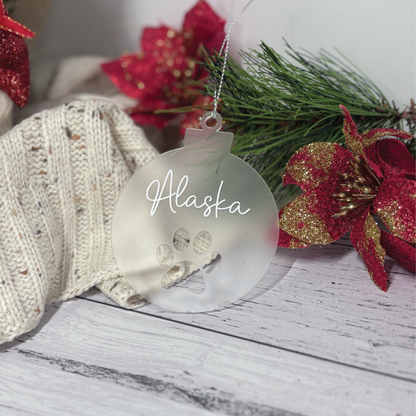 Personalised Pet Name Ornament