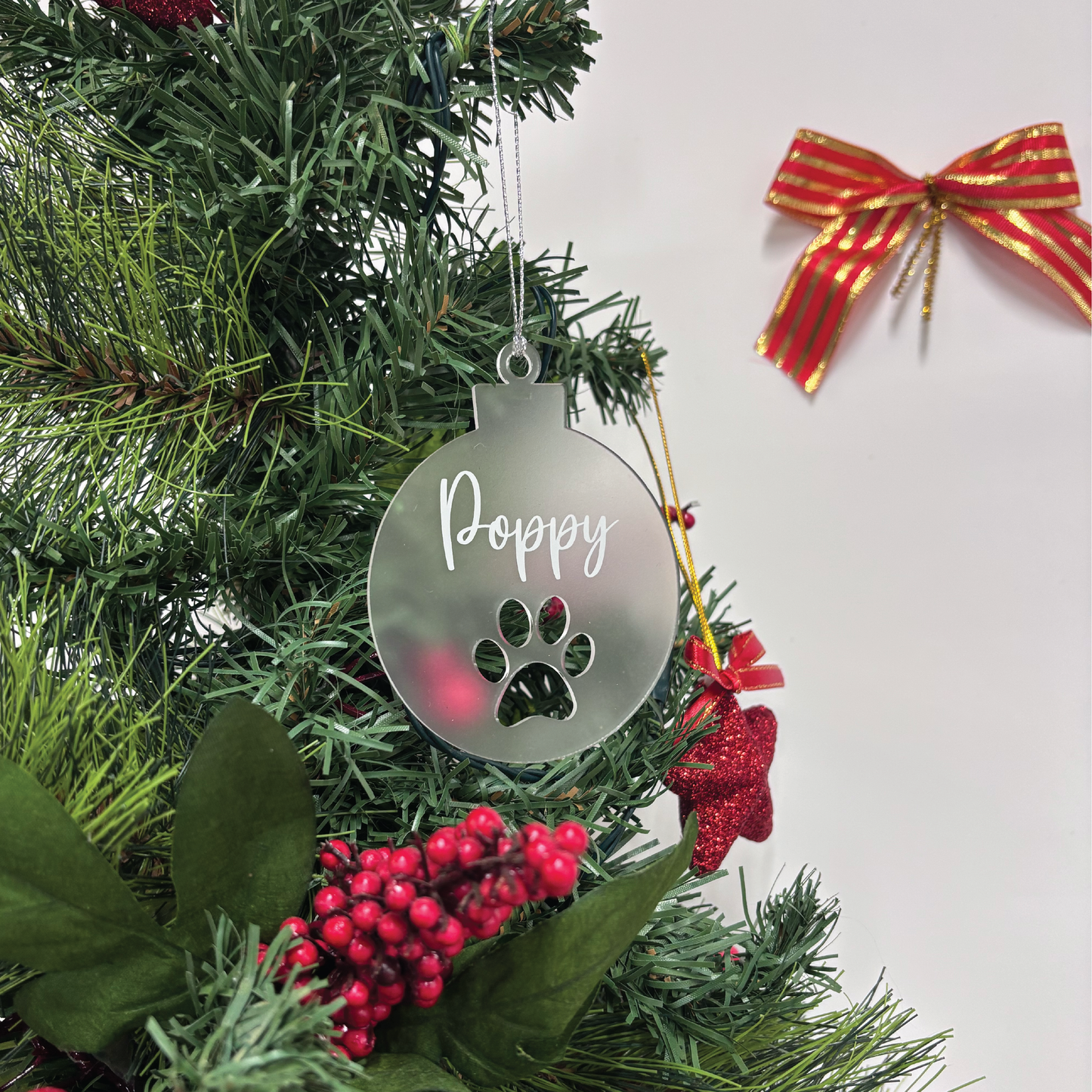 Personalised Pet Name Ornament