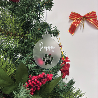 Personalised Pet Name Ornament