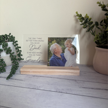 Load image into Gallery viewer, Personalised Acrylic Photo Plaque
