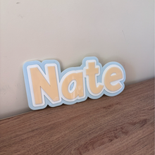 Load image into Gallery viewer, Triple-Layered Acrylic Name Signs
