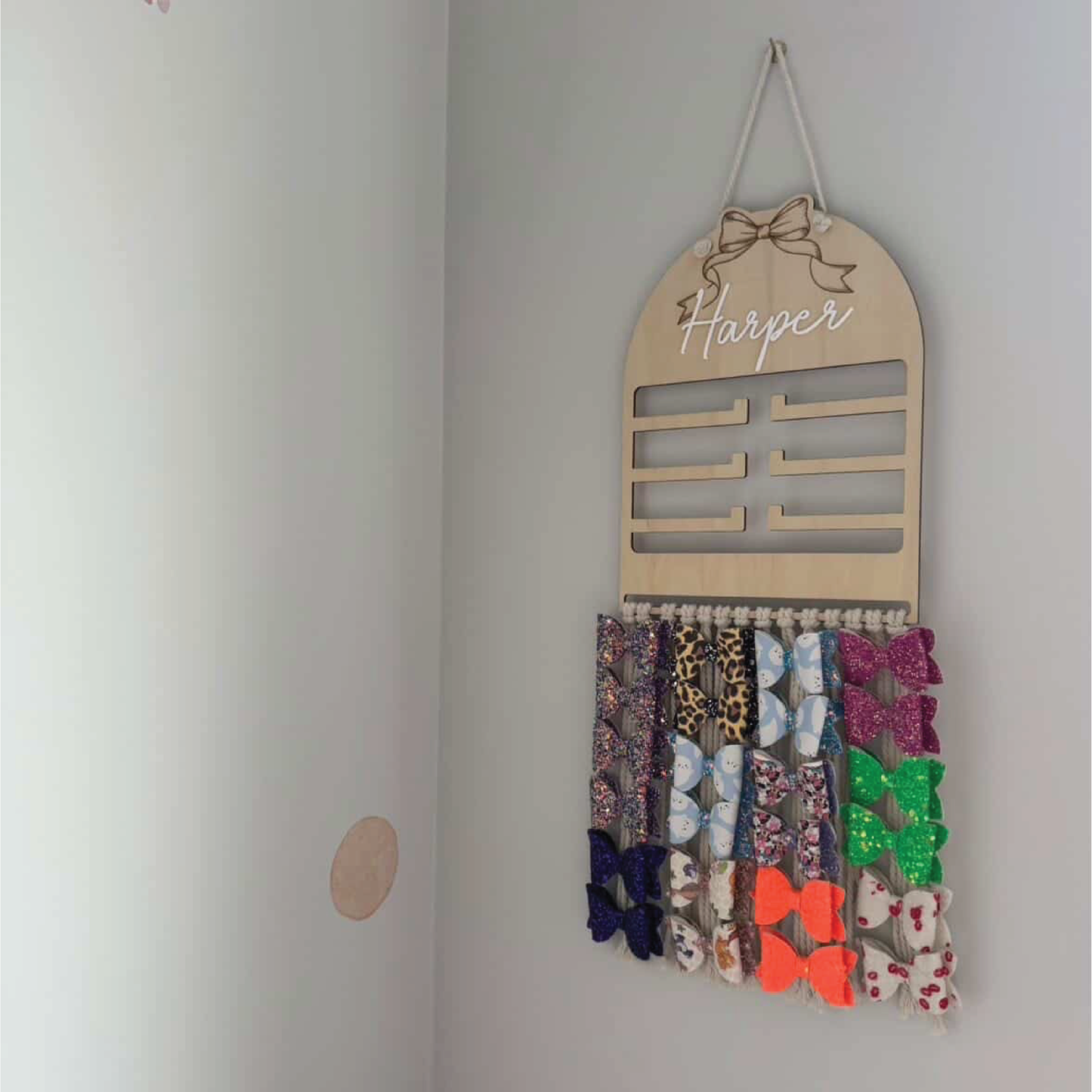 Custom Wooden Bow Hanger