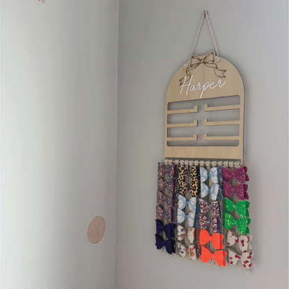 Custom Wooden Bow Hanger