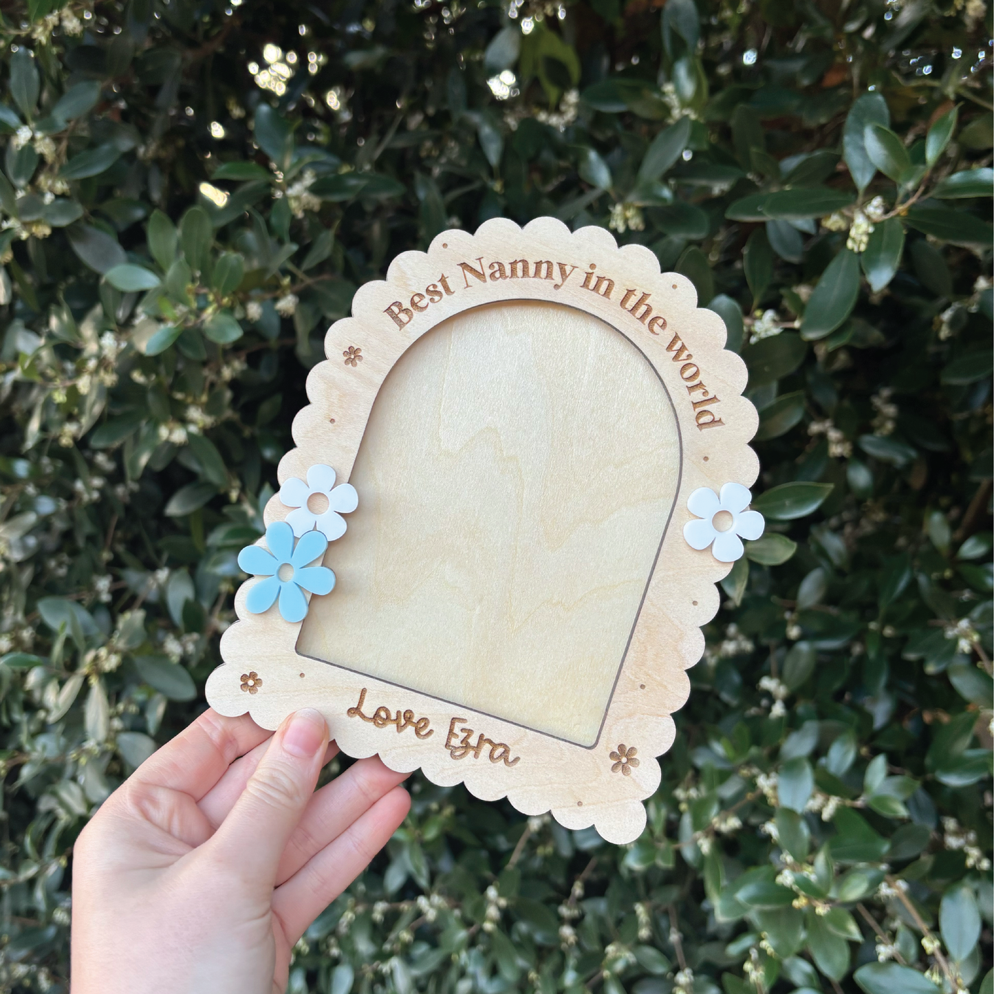Scalloped Arch Custom Photo Frame
