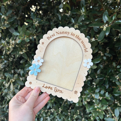 Scalloped Arch Custom Photo Frame