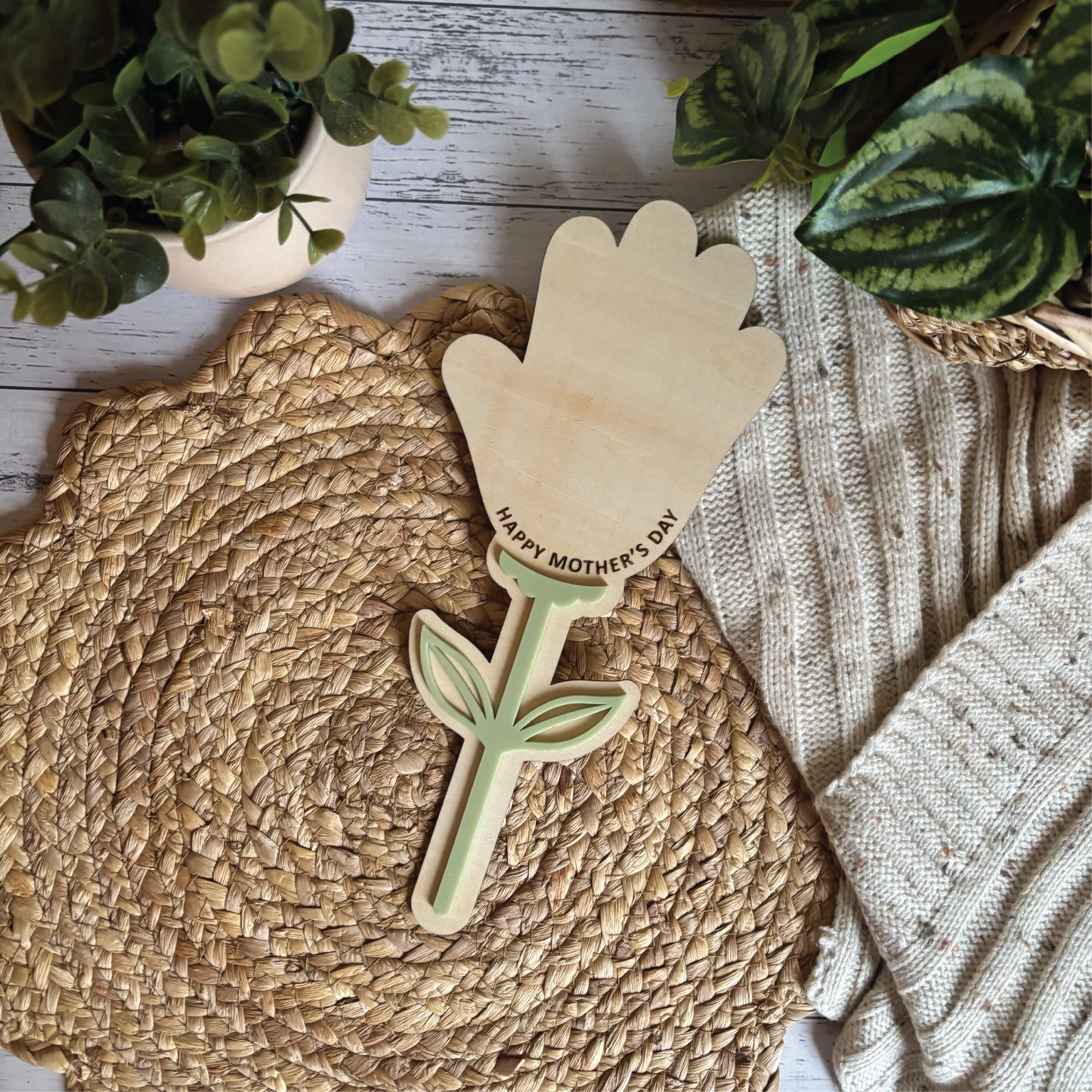 Handprint Flower Keepsake