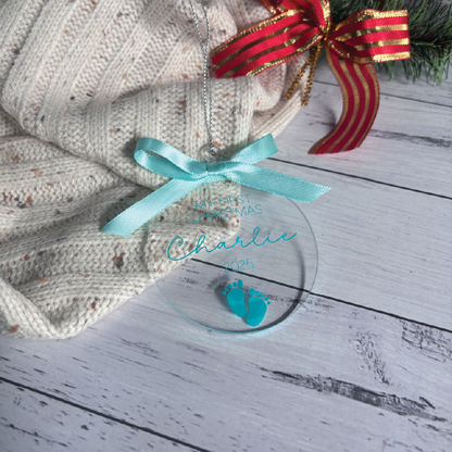 Personalised Baby’s First Christmas Ornament