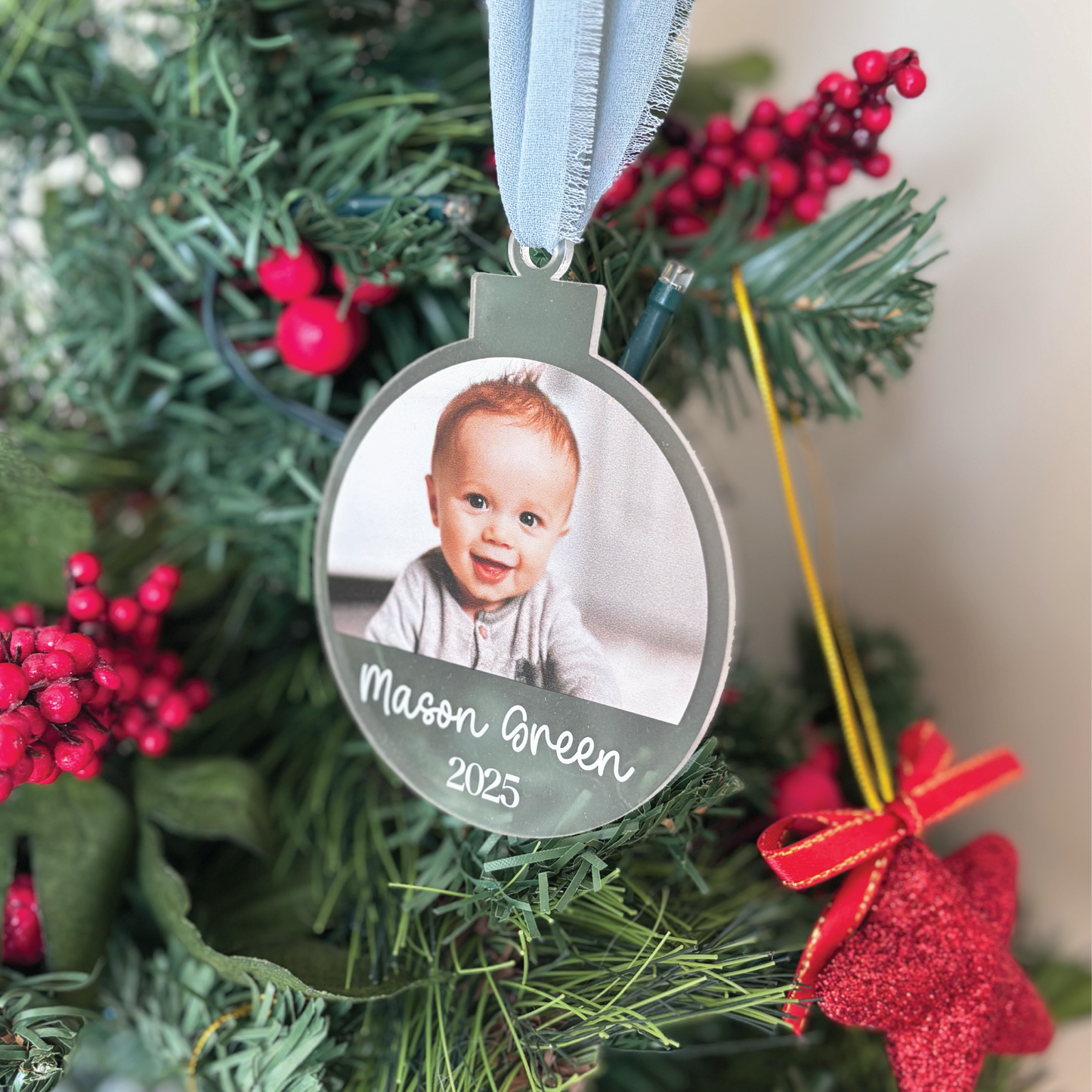 Custom Photo Ornament
