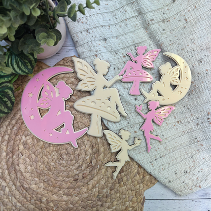 Enchanting Acrylic Fairy Wall Decor