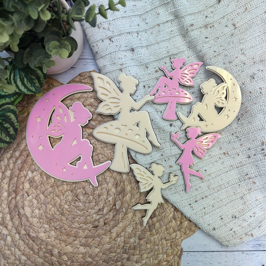 Enchanting Acrylic Fairy Wall Decor