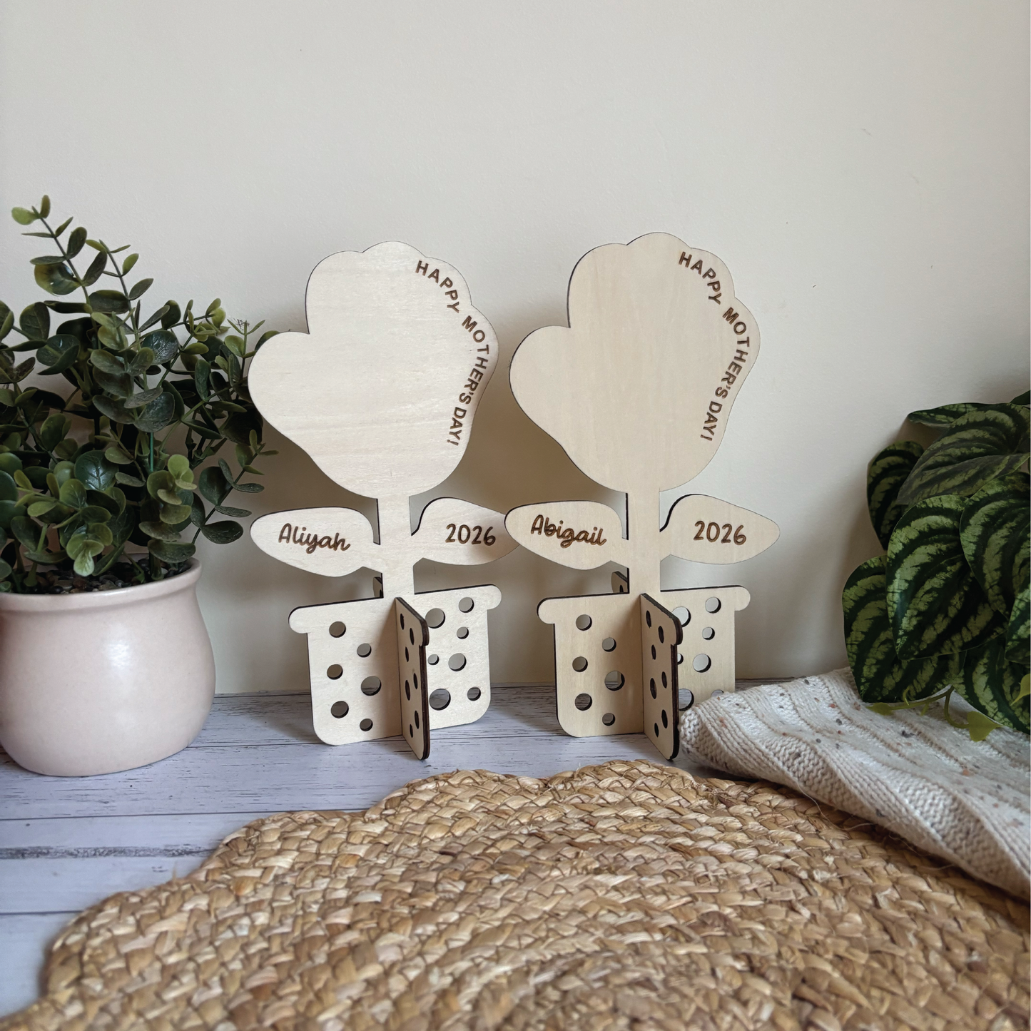 Standing Handprint Flower Keepsake