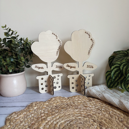 Standing Handprint Flower Keepsake
