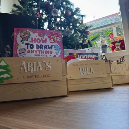 Custom Christmas Crates & Plaques