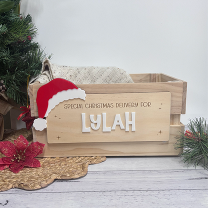 Custom Christmas Crates & Plaques