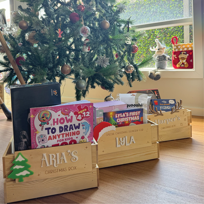Custom Christmas Crates & Plaques